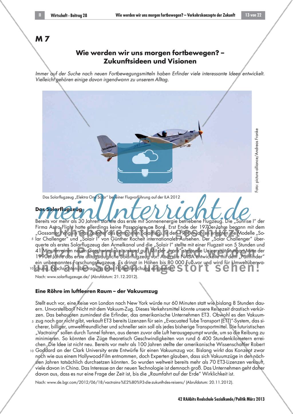 Wie werden wir uns morgen fortbewegen? Preview 2