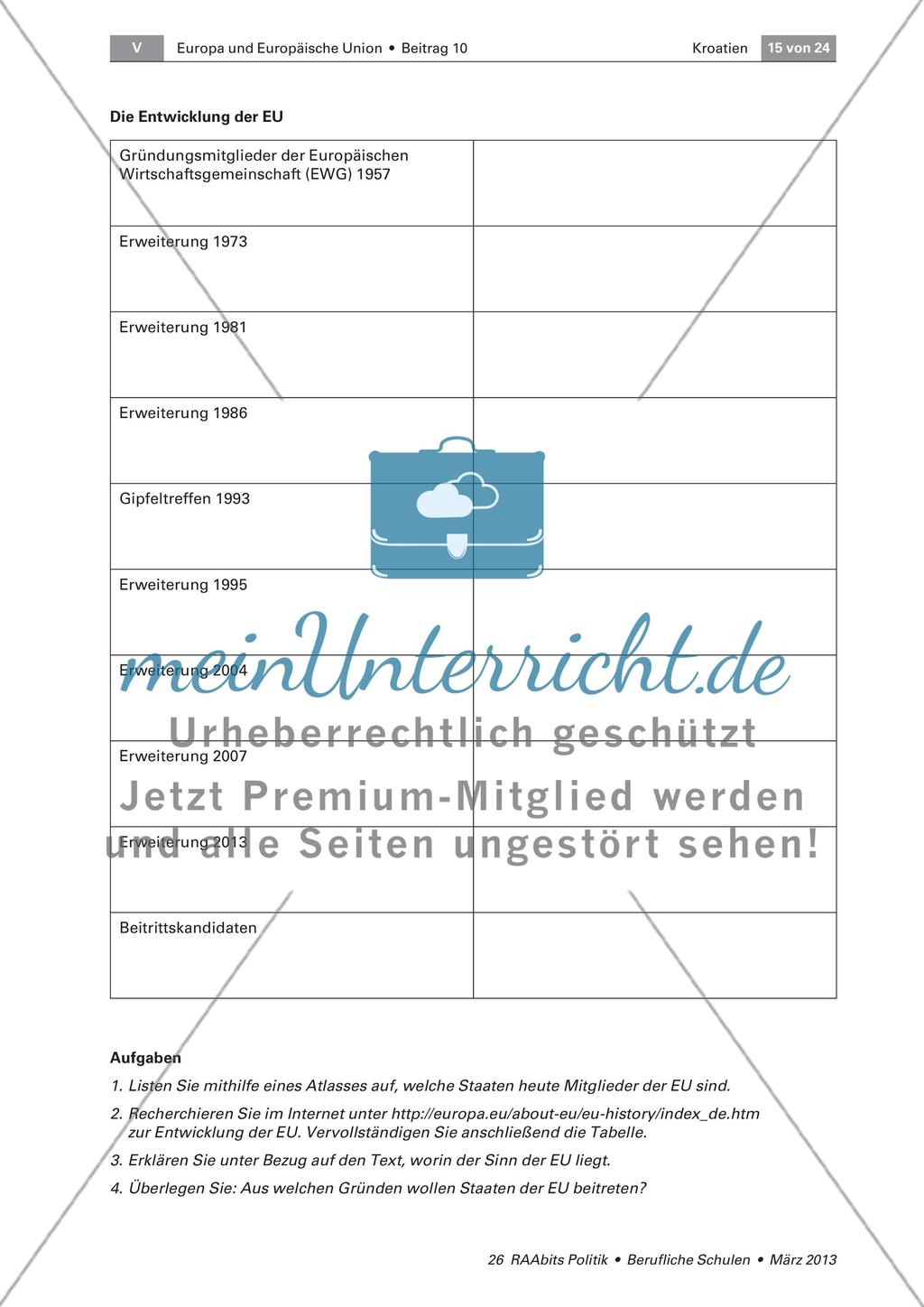 Braucht die EU ein 28. Mitglied? Preview 2