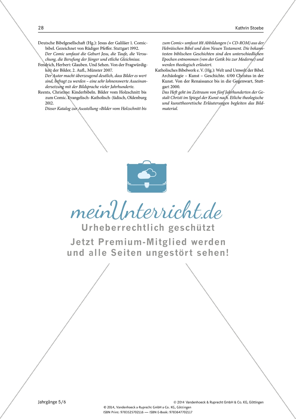 Sich (keine) Bilder machen! Zwei sehr unterschiedliche Bilder zur Weihnachtsgeschichte: Unterrichtsentwurf Preview 6