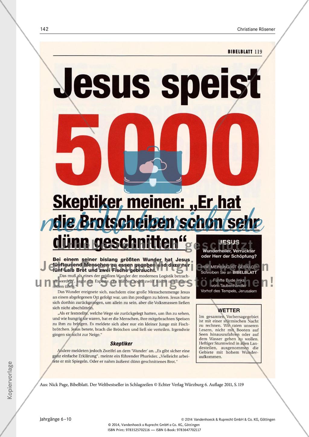 Geschichten, die man nicht vergisst: Auf der Suche nach der »wahren« Geschichte von den Broten und den Fischen Preview 14