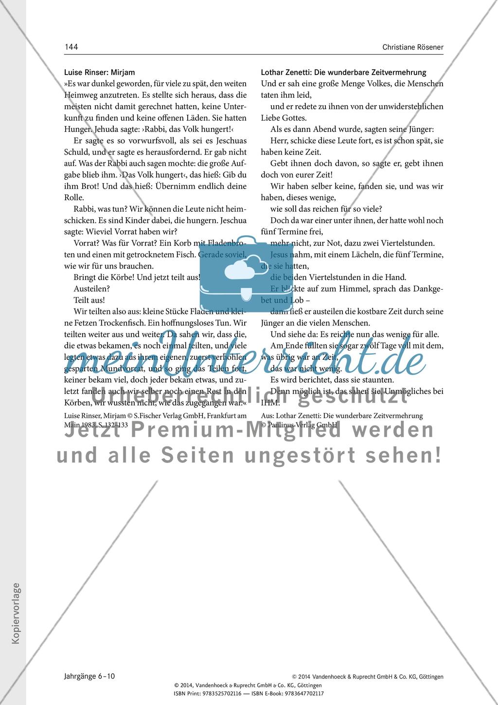 Geschichten, die man nicht vergisst: Auf der Suche nach der »wahren« Geschichte von den Broten und den Fischen Preview 16