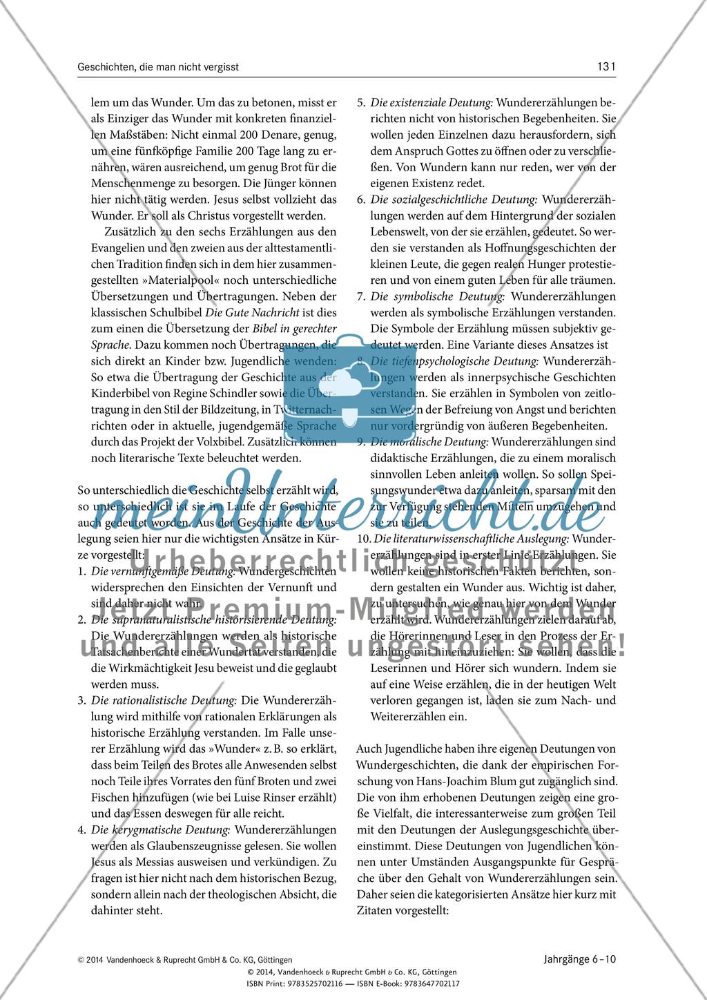Geschichten, die man nicht vergisst: Auf der Suche nach der »wahren« Geschichte von den Broten und den Fischen Preview 3