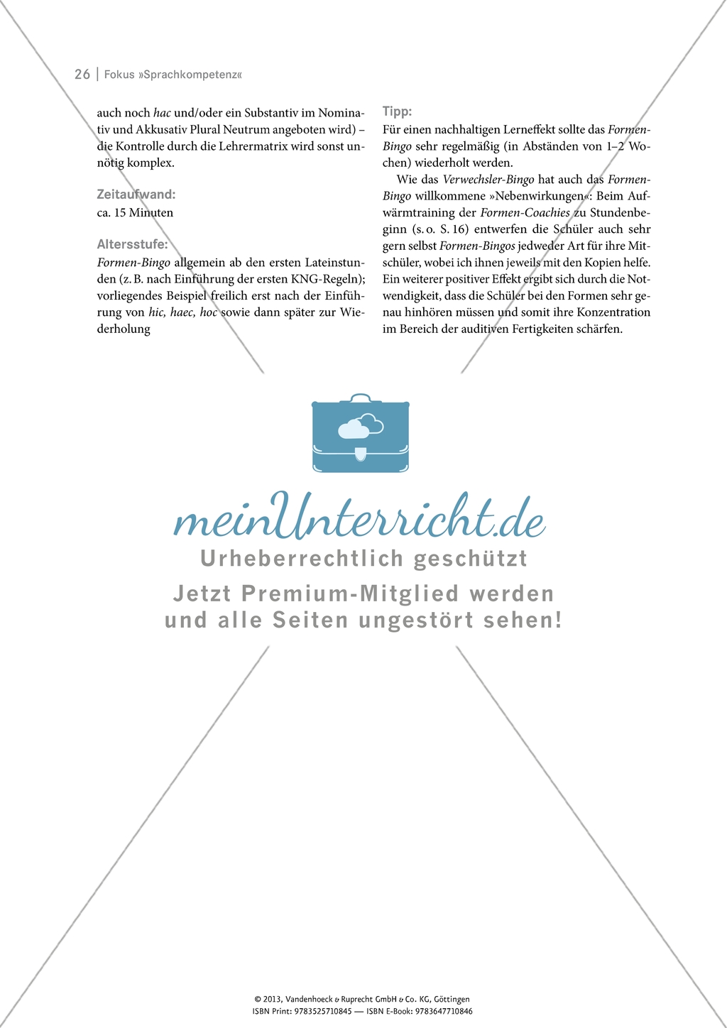 Crossover Englisch - Latein: Erläuterung von Übungen zur Formengrammatik Preview 2