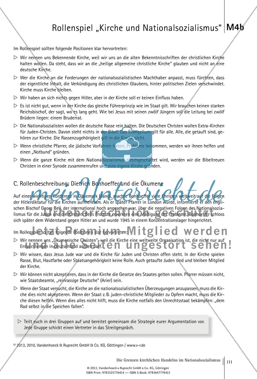 Barth, Bonhoeffer und Hitler: Die Grenzen kirchlichen Handelns im Nationalsozialismus Preview 12