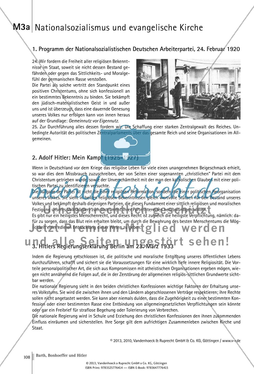 Barth, Bonhoeffer und Hitler: Die Grenzen kirchlichen Handelns im Nationalsozialismus Preview 9
