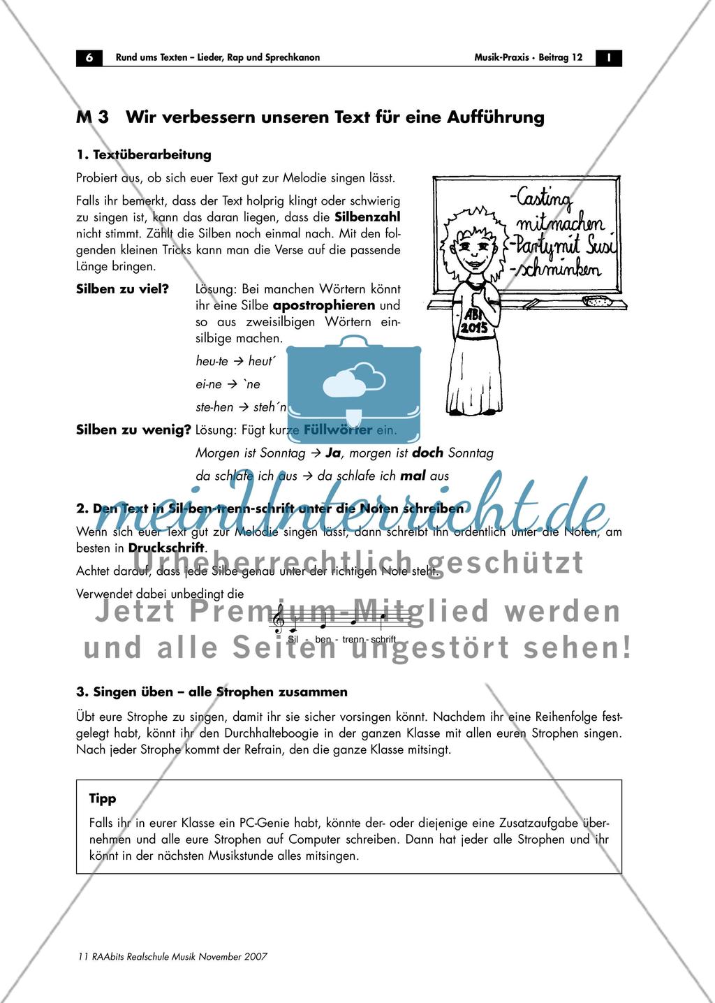 Lieder umtexten Preview 3