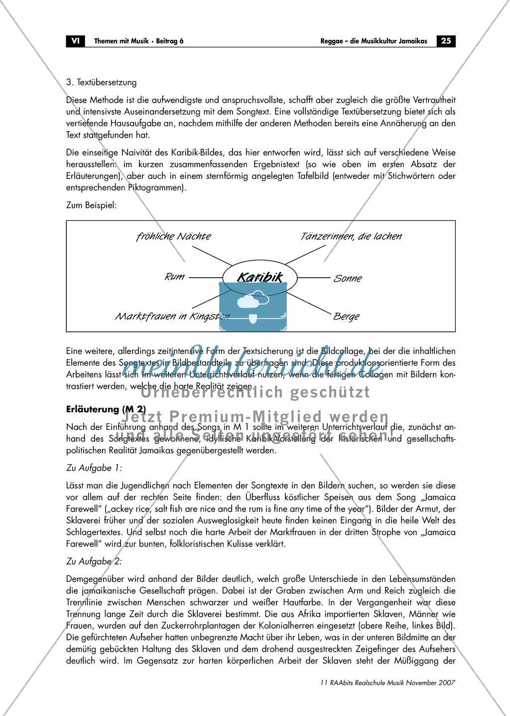 Die Insel Jamaika und ihre verschiedenen Facetten: Arbeitsmaterial mit Erläuterungen Preview 6