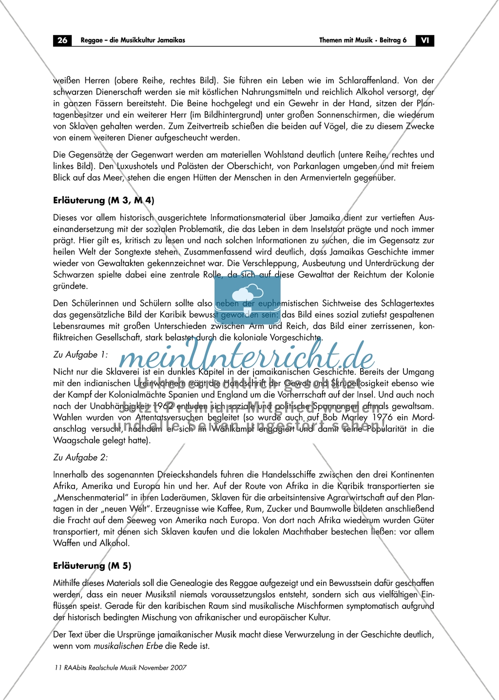 Die Insel Jamaika und ihre verschiedenen Facetten: Arbeitsmaterial mit Erläuterungen Preview 7
