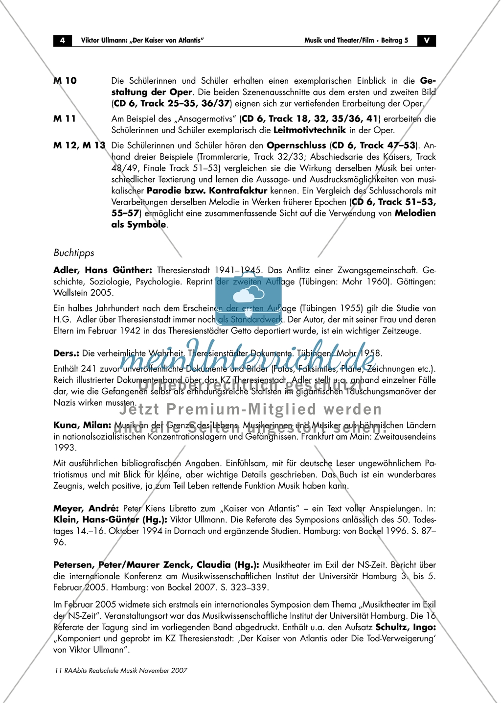 Auswahlbibliografie zu Ullmanns