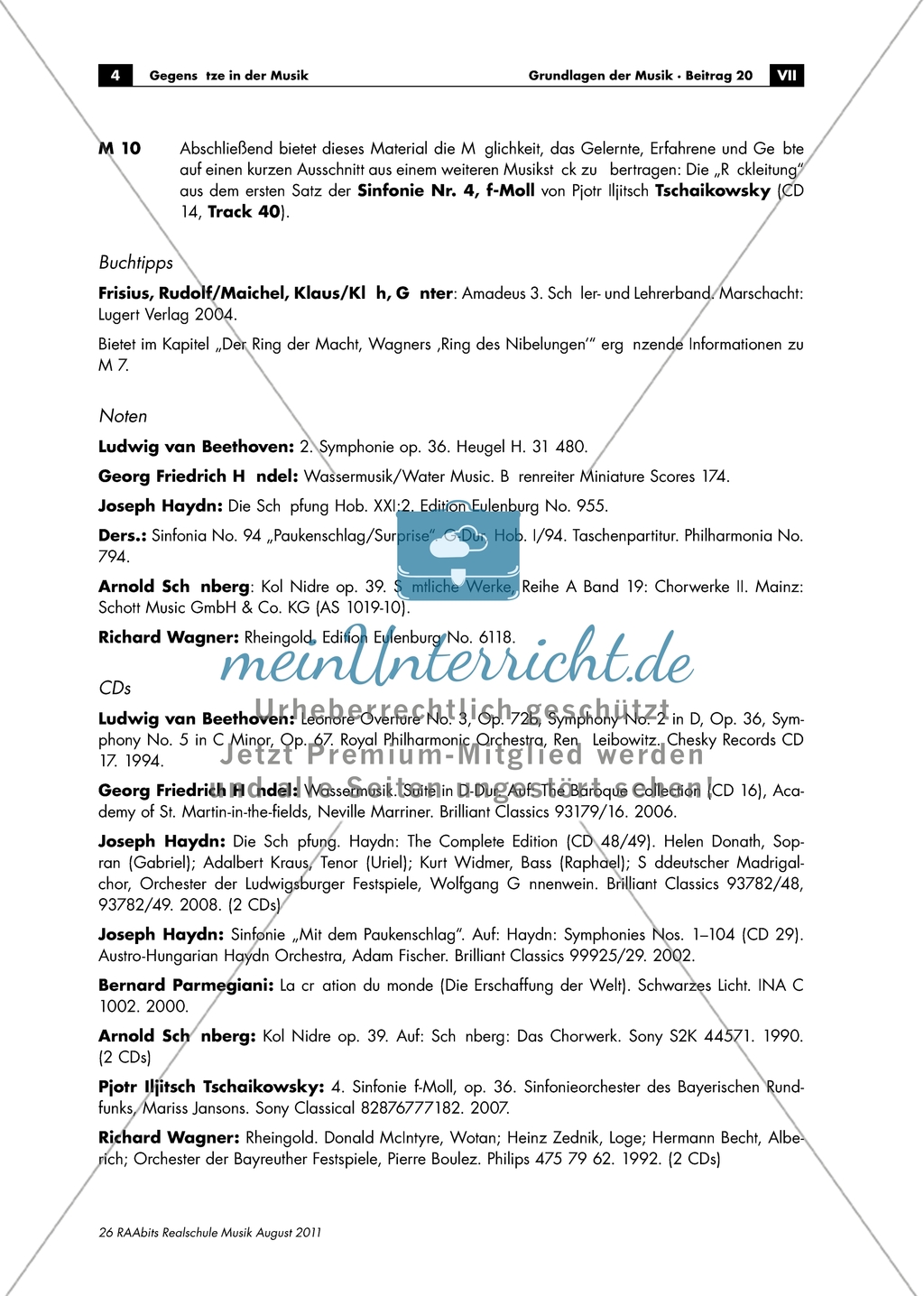 Auswahlbibliografie zum Thema