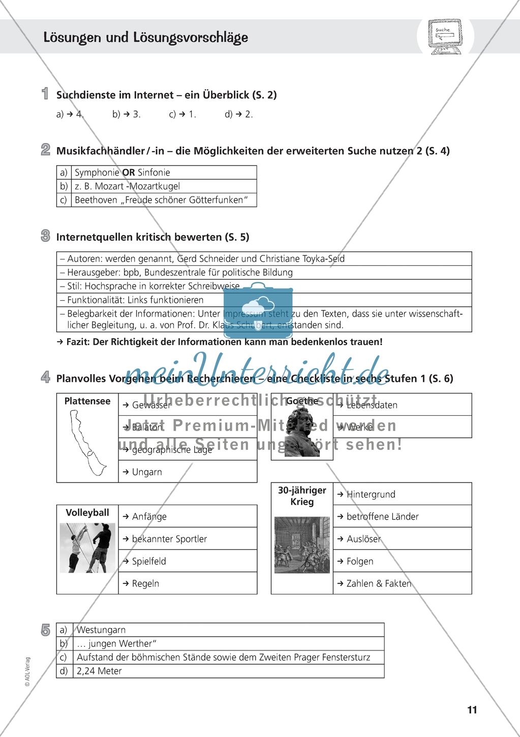 Im Internet recherchieren: Internetquellen kritisch bewerten Preview 2