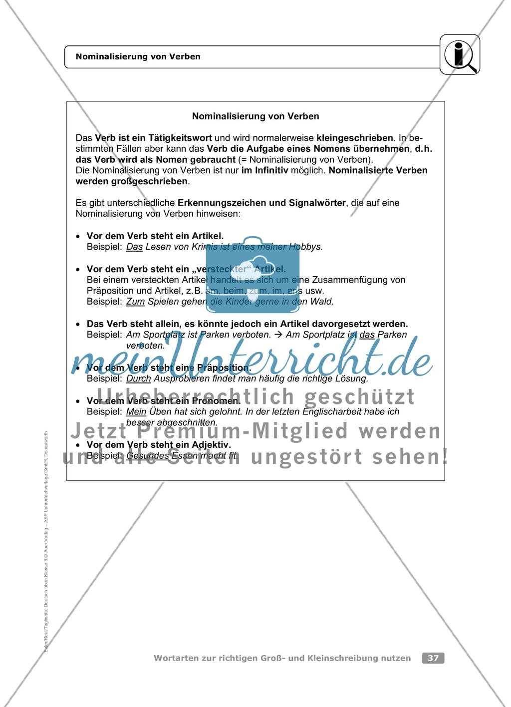 Nominalisierung von Verben Preview 1
