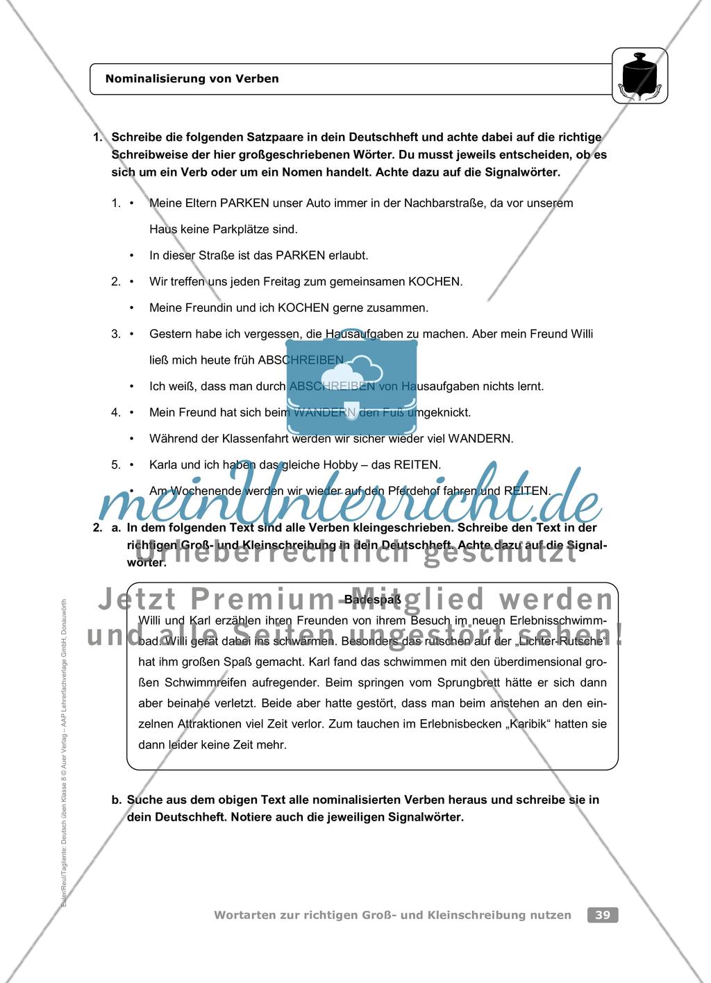 Nominalisierung von Verben Preview 3