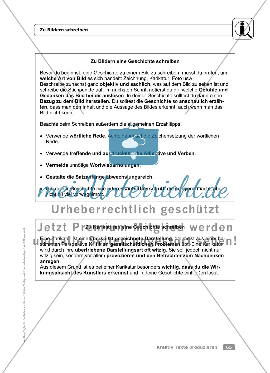 Zu Bildern schreiben Preview 1