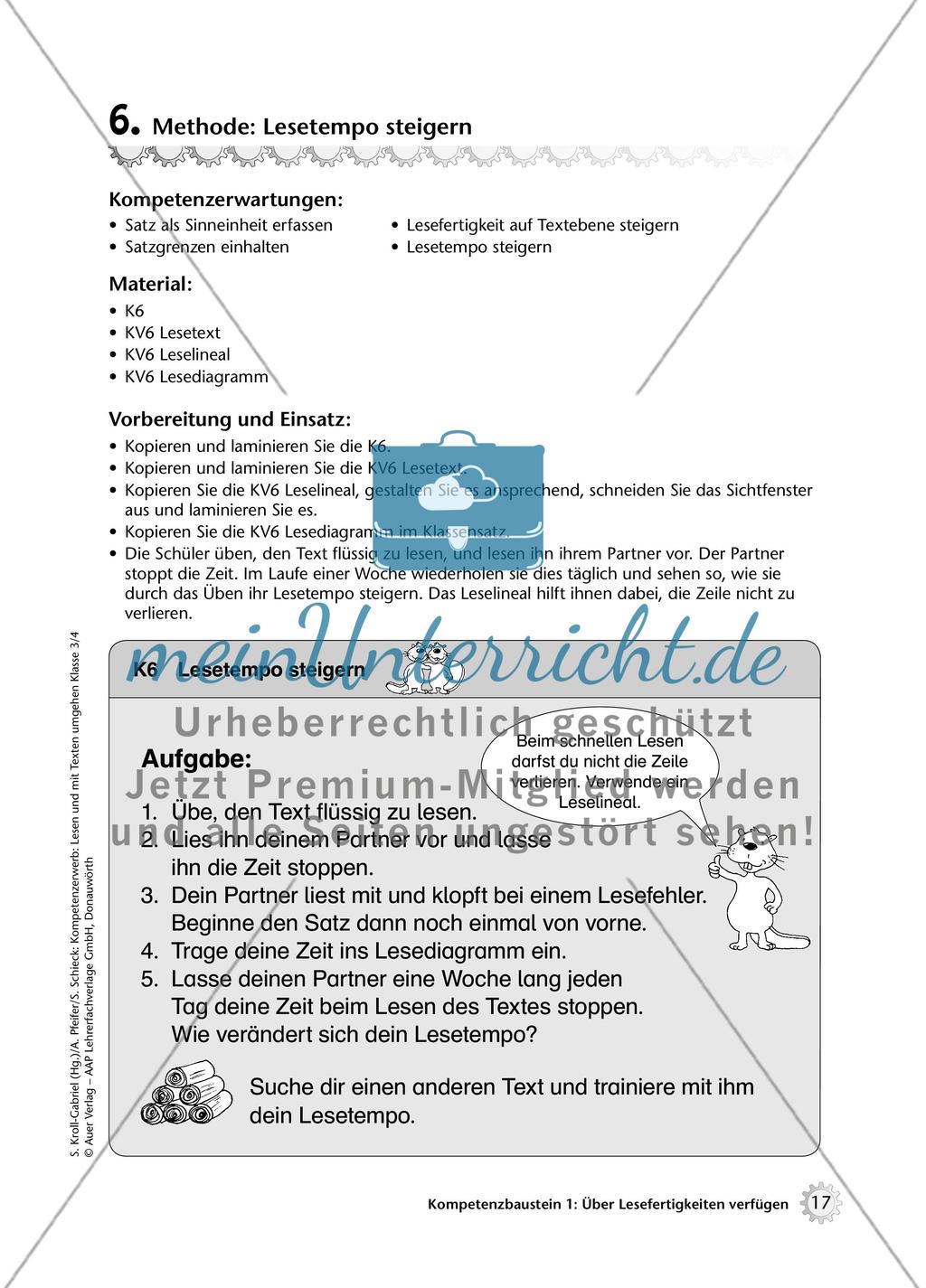 Methode: Lesetempo steigern Preview 1