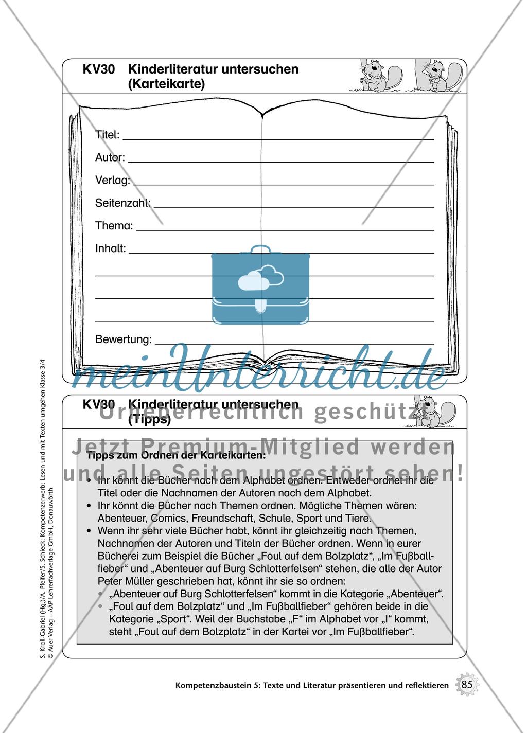 Methode: Kinderliteratur untersuchen Preview 2