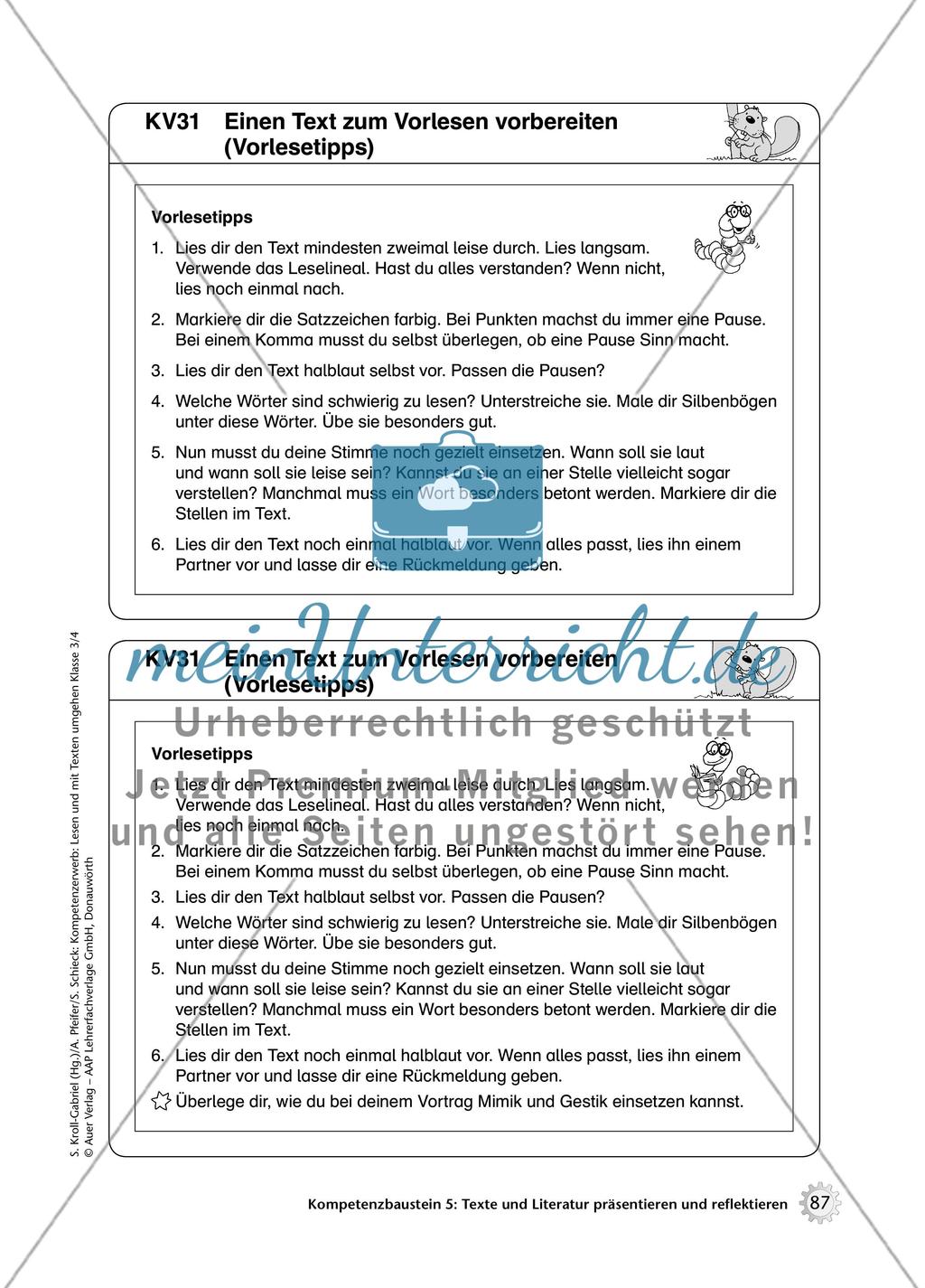 Methode: Einen Text zum Vorlesen vorbereiten Preview 2