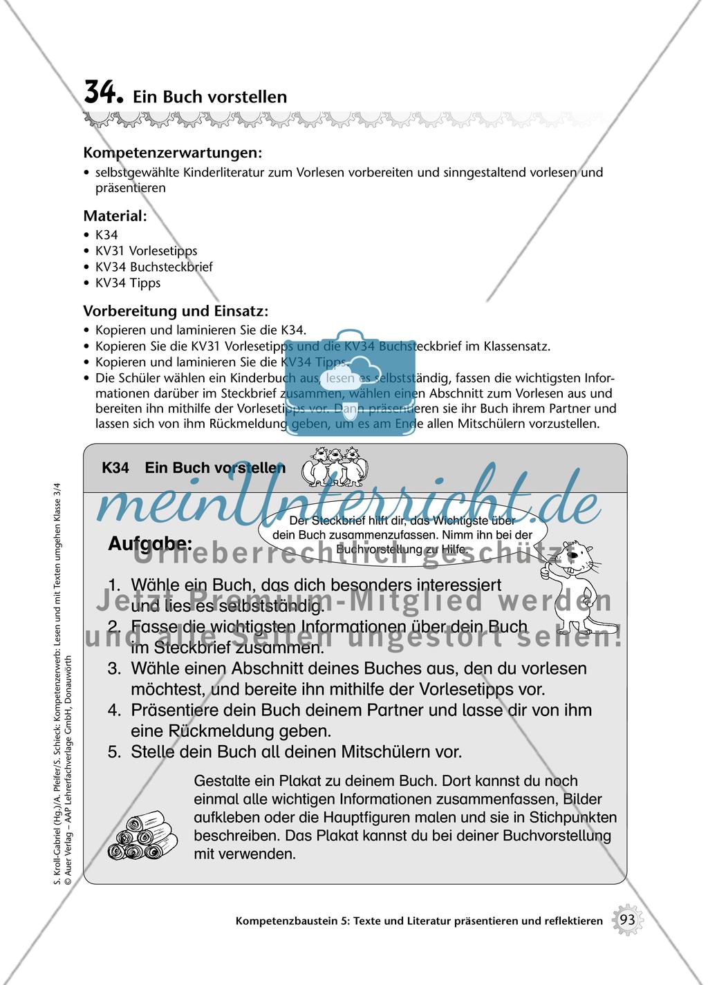 Methode: Ein Buch vorstellen Preview 1
