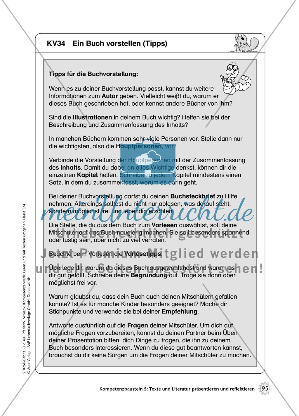 Methode: Ein Buch vorstellen Preview 3
