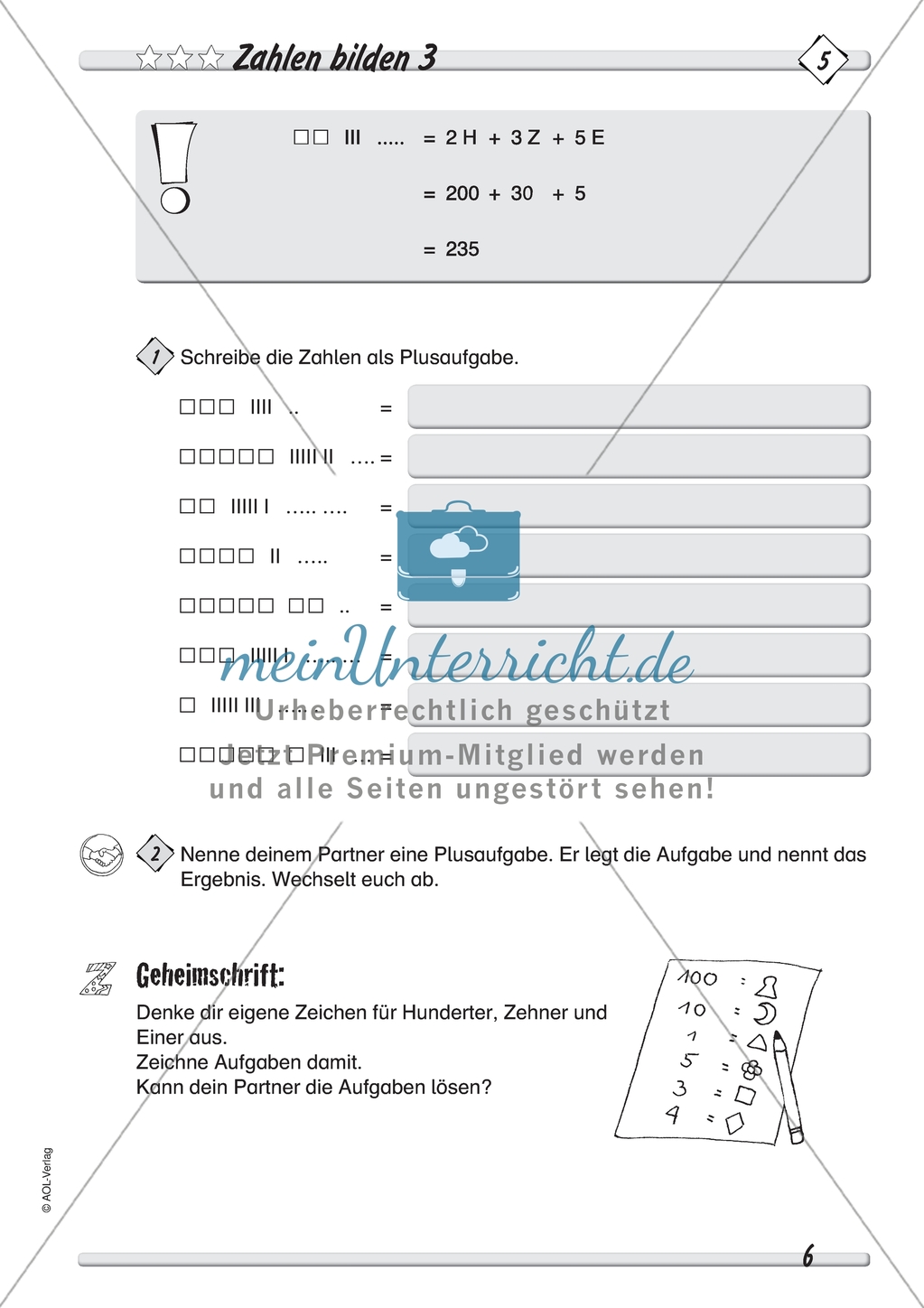 Zahlenraum bis 1000 - Zählen, Orden und Vergleichen Preview 3