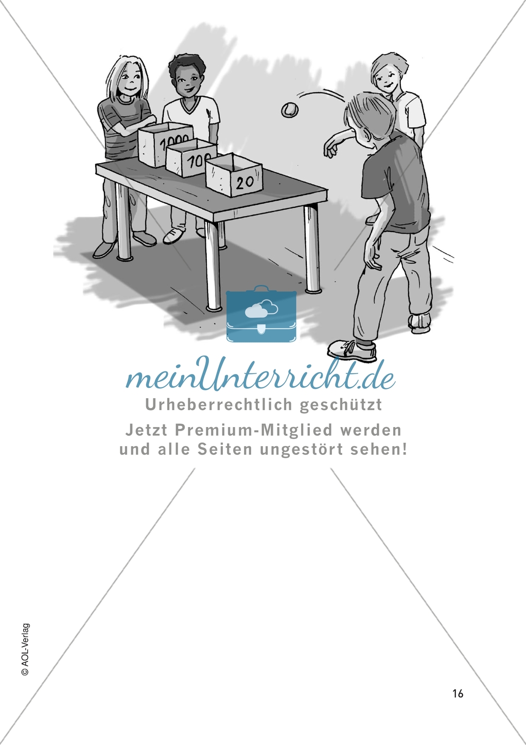 Bewegter Mathematikunterricht - Aufgaben im Karton Preview 2