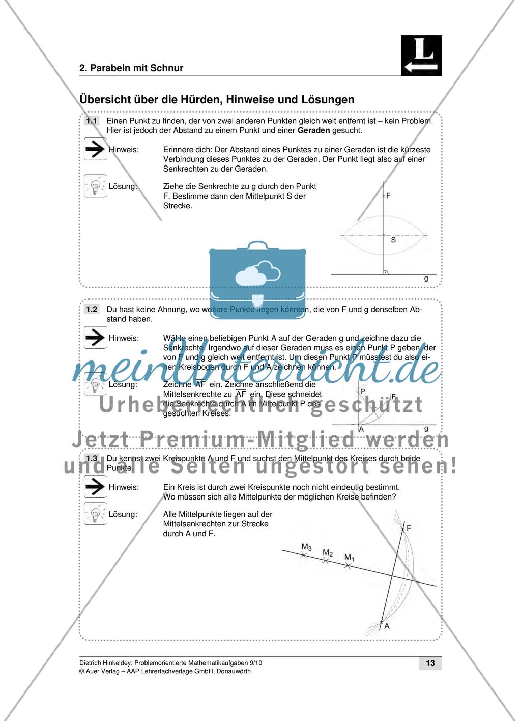 Parabeln mit Schnur Preview 3