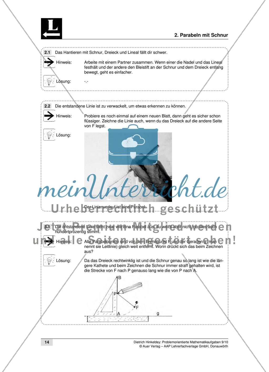 Parabeln mit Schnur Preview 4