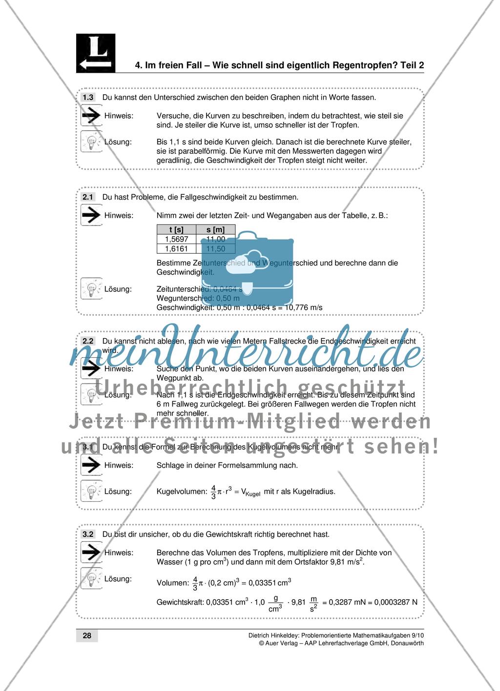 Im freien Fall – Wie schnell sind eigentlich Regentropfen? Teil 2 Preview 4