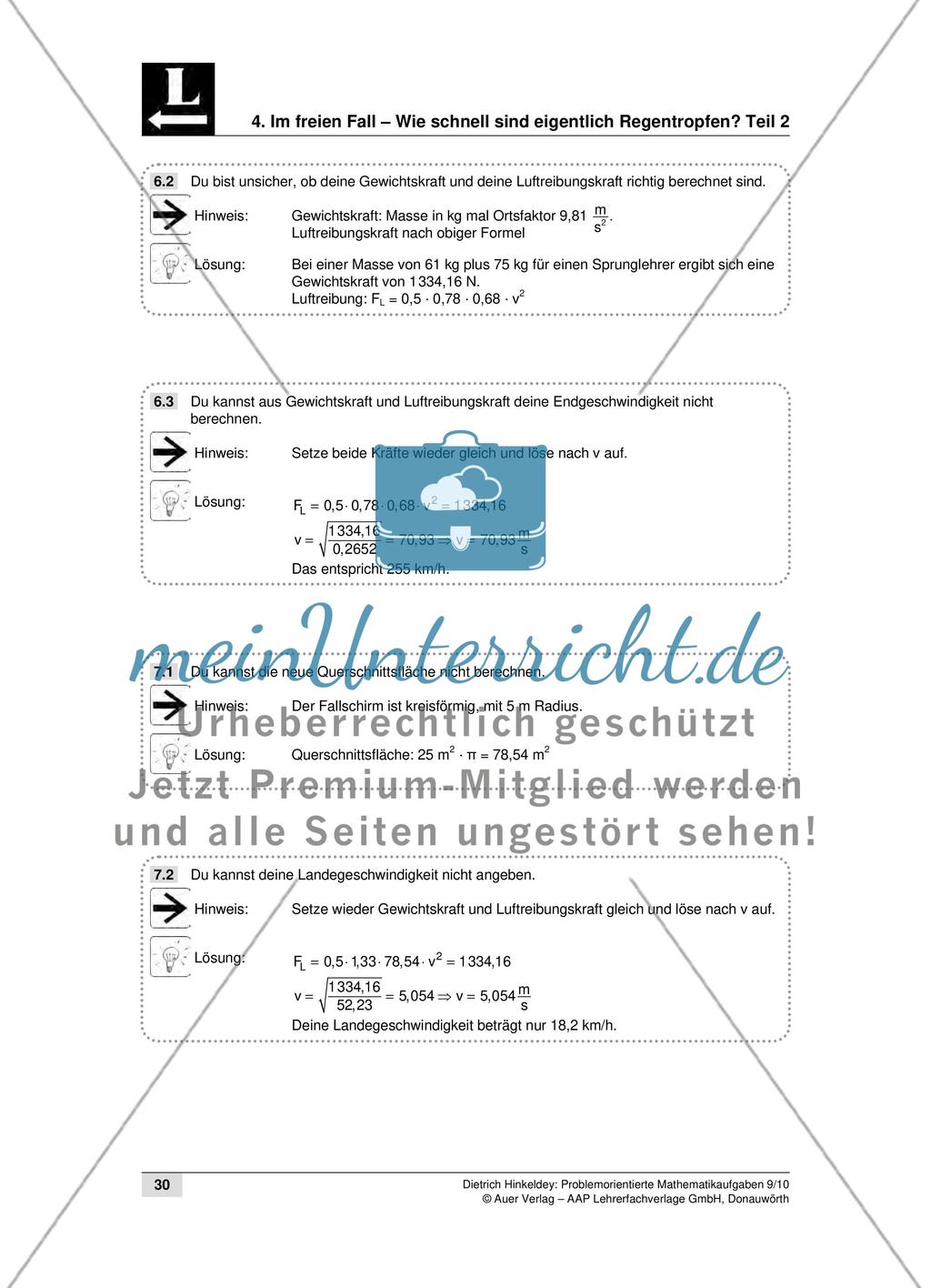 Im freien Fall – Wie schnell sind eigentlich Regentropfen? Teil 2 Preview 6