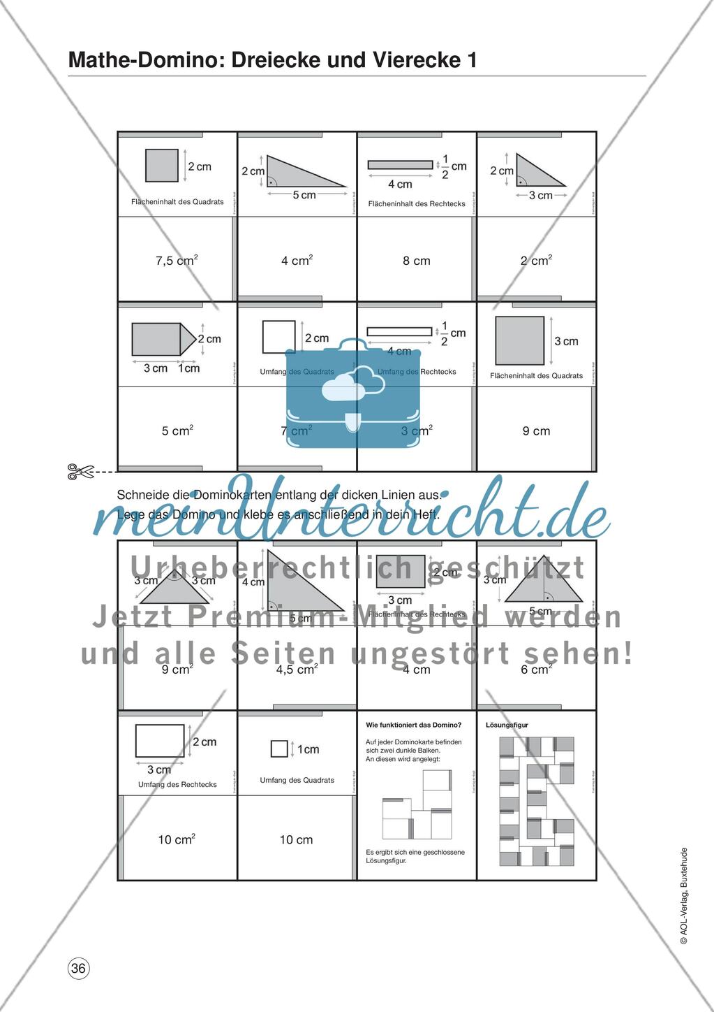 Dreiecke und Vierecke Preview 1