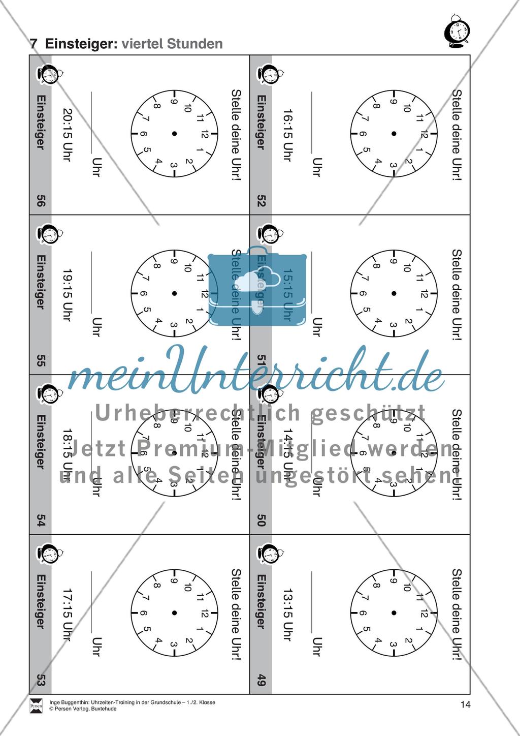 Einsteiger: viertel Stunden Preview 2