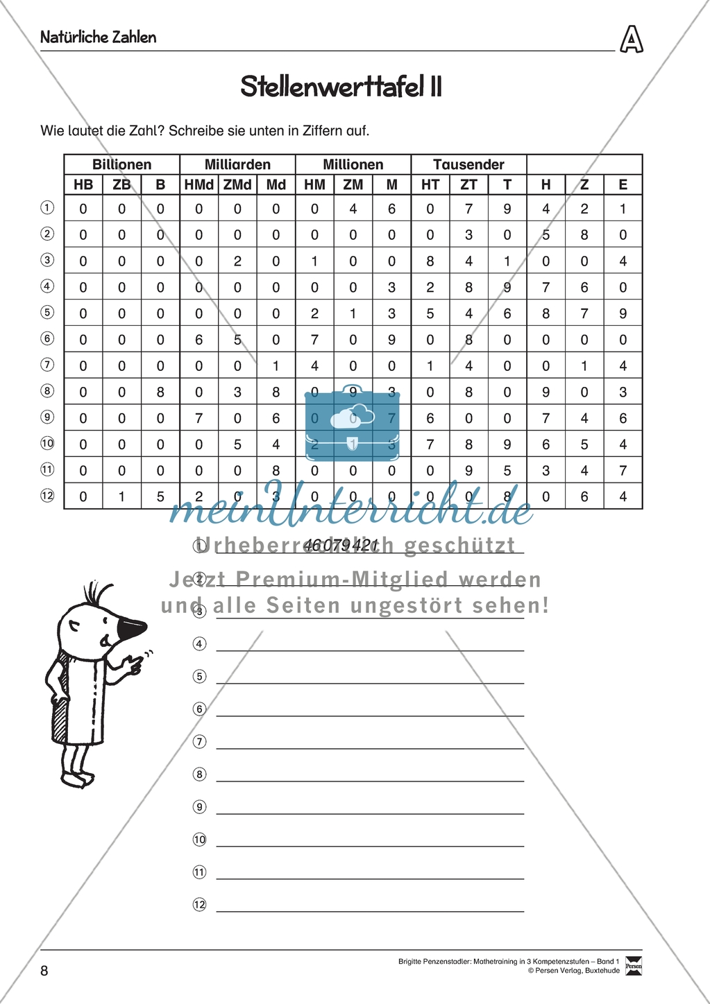 Zahldarstellungen - verschiedene Zahldarstellungen in Ziffernschreibweise übertragen Preview 1