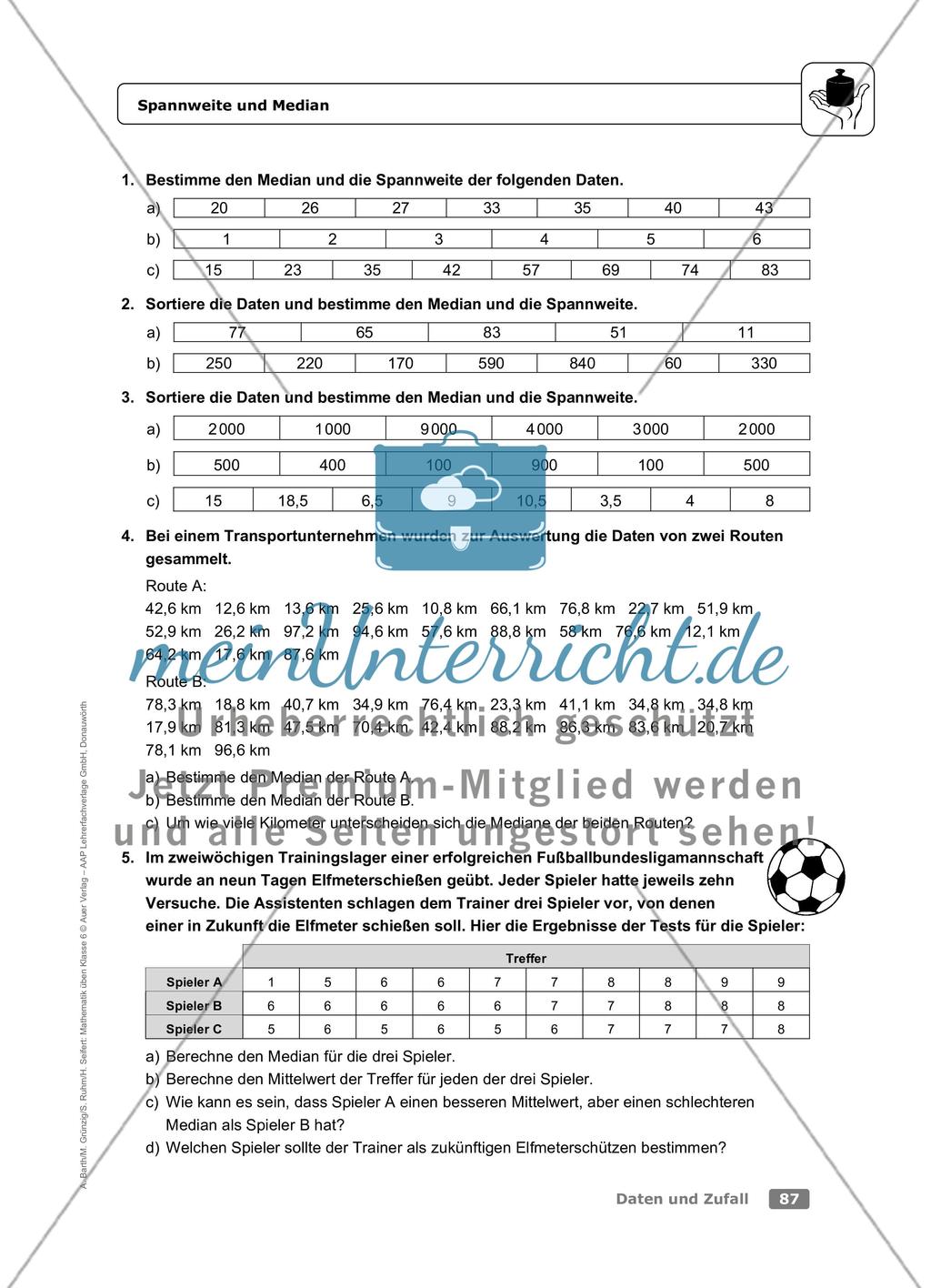 Spannweite und Median Preview 2