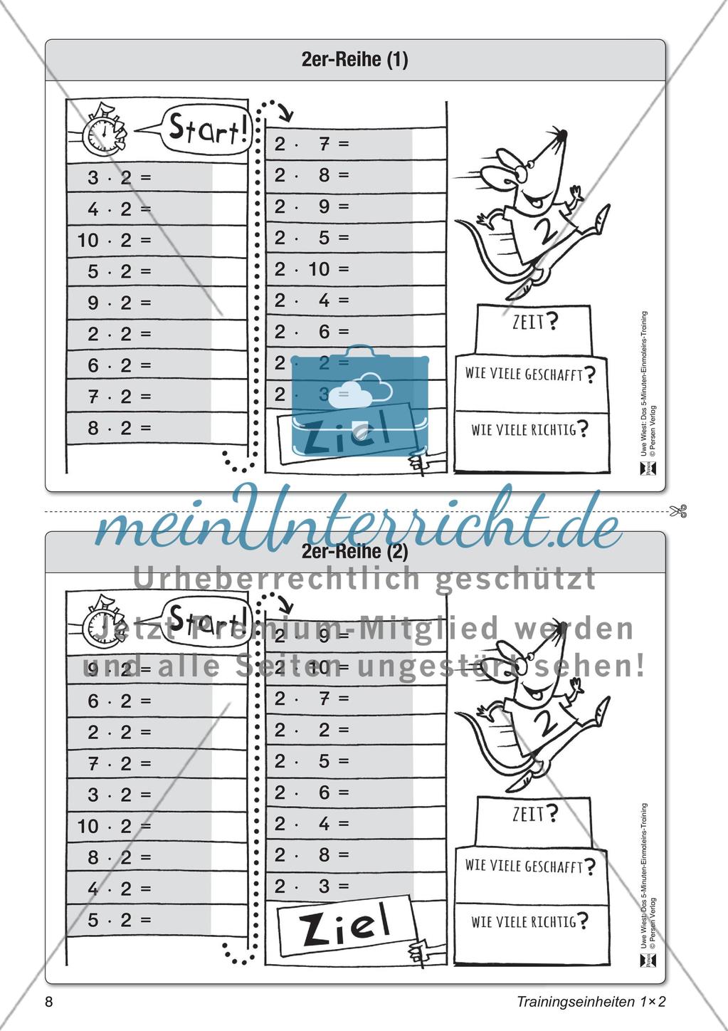 Trainingseinheiten 1× 2 Preview 1