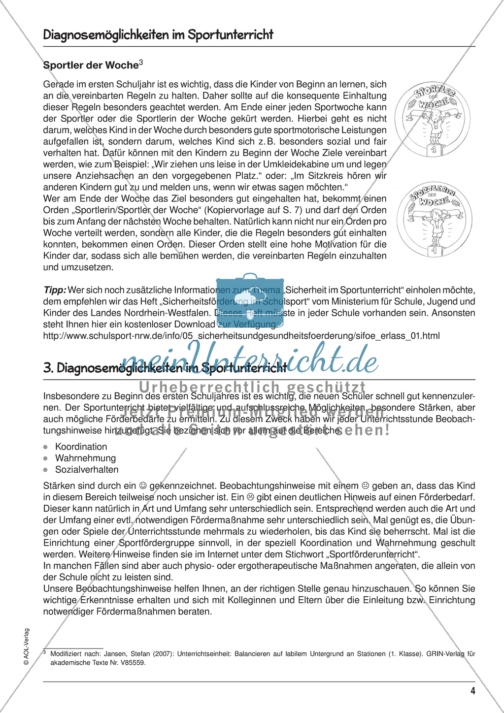 Anfangsunterricht - Regeln und Rituale für die Organisation und Durchführung Unterrichts. Preview 4
