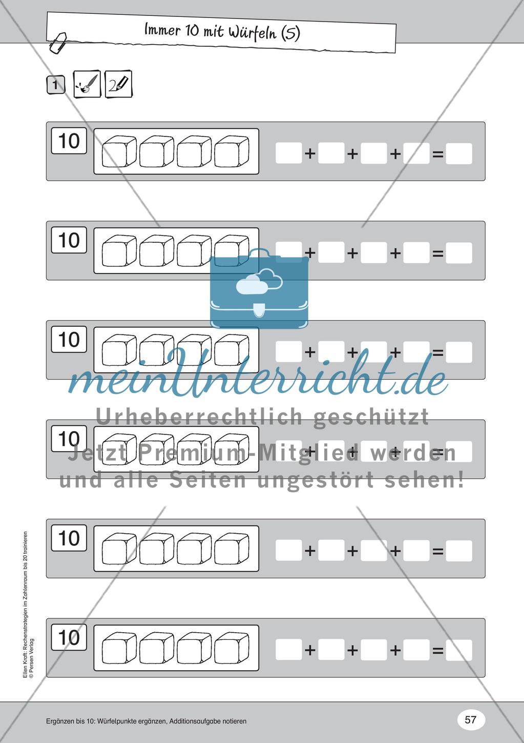 Immer 10 mit Würfeln Preview 5