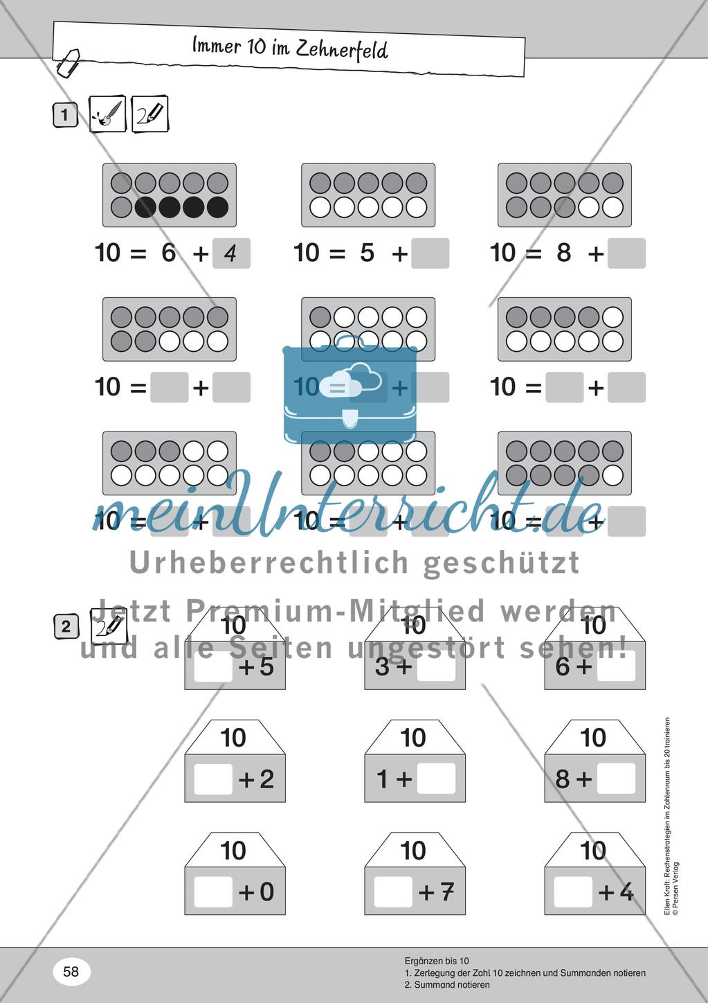 Immer 10 im Zehnerfeld Preview 1