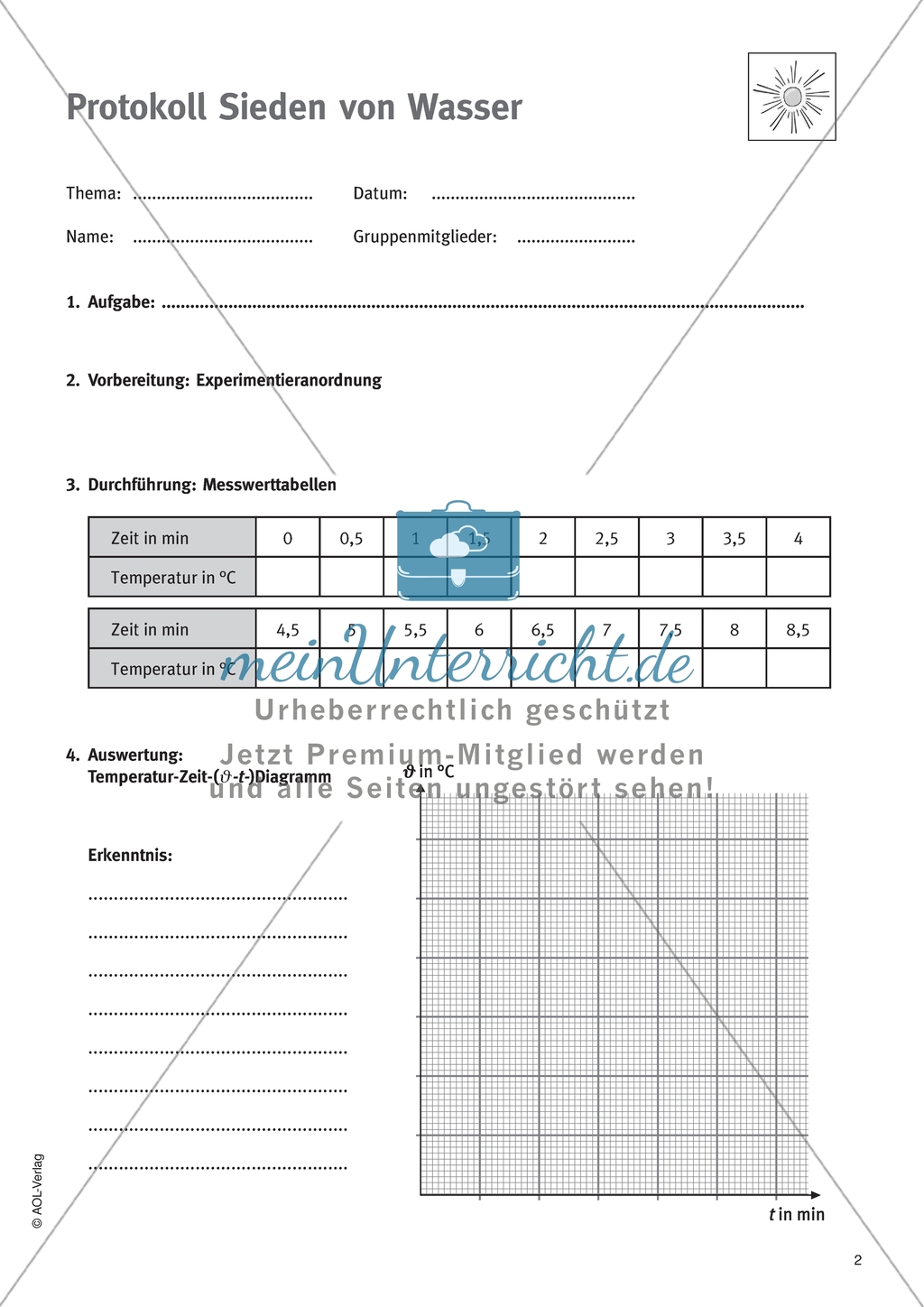 Aggregatzustände - Experimentelle Untersuchungen zum Sieden Preview 2