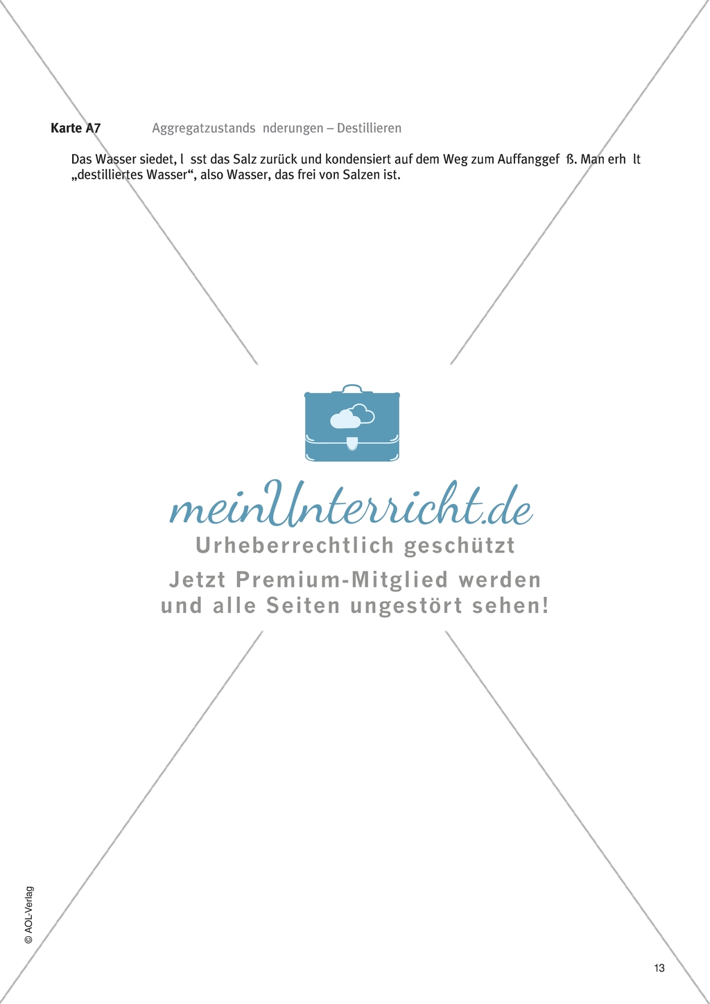 Aggregatzustände - Experimentelle Untersuchungen zum Destillieren von Wasser Preview 2