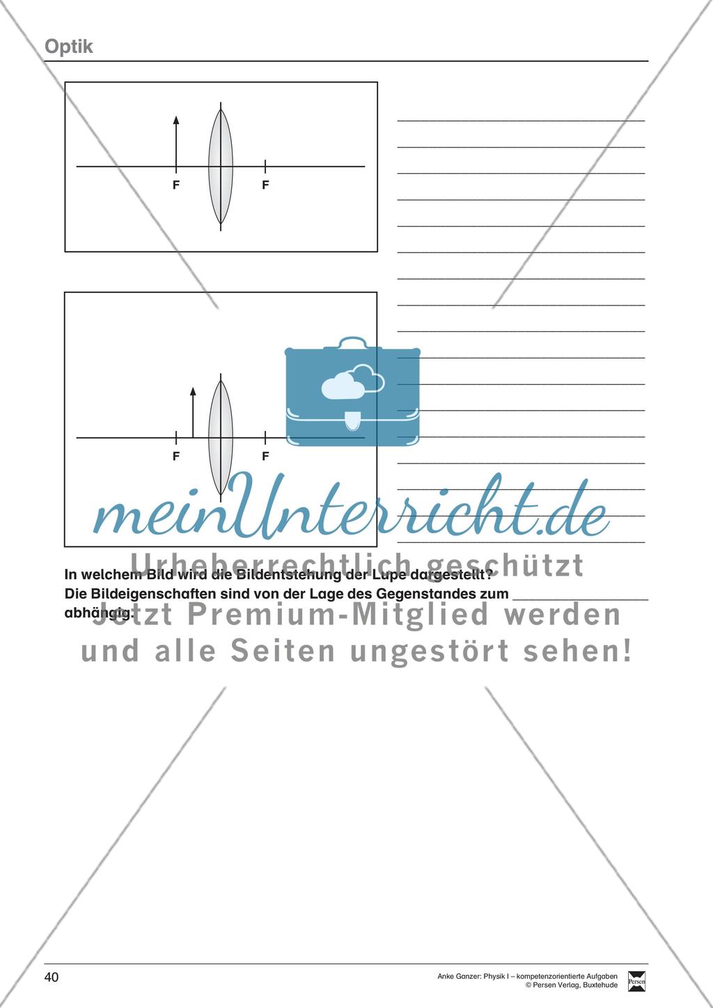 Bildentstehung an Sammellinsen Preview 2
