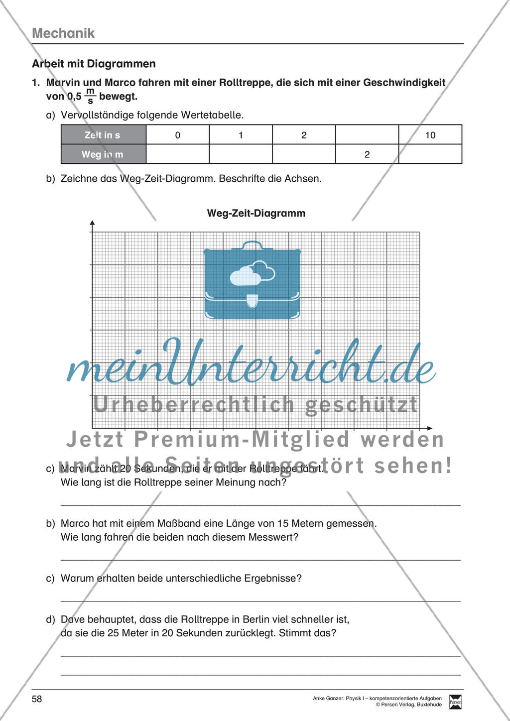 Arbeit mit Diagrammen Preview 1
