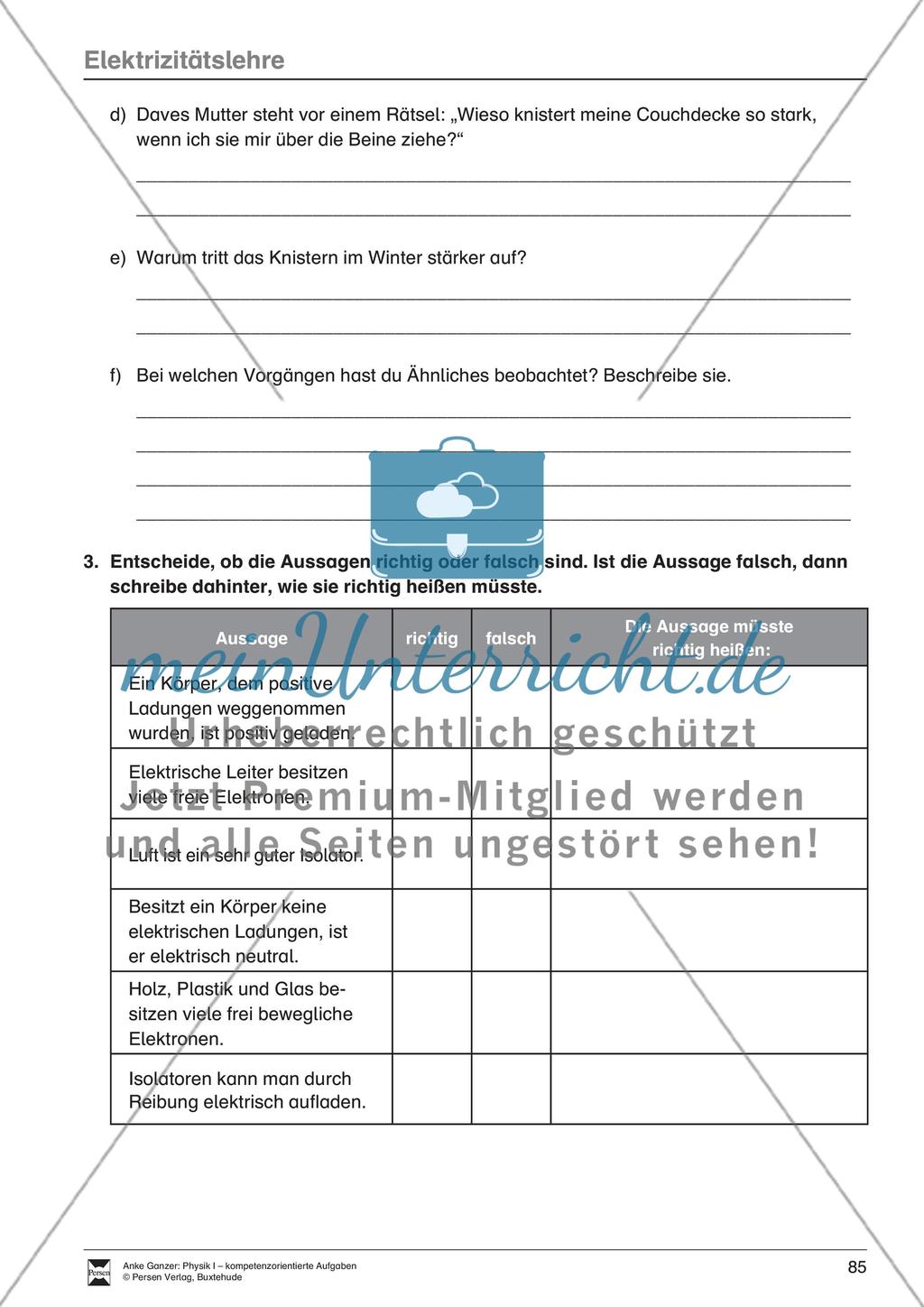 Elektrisch geladene Körper Preview 2