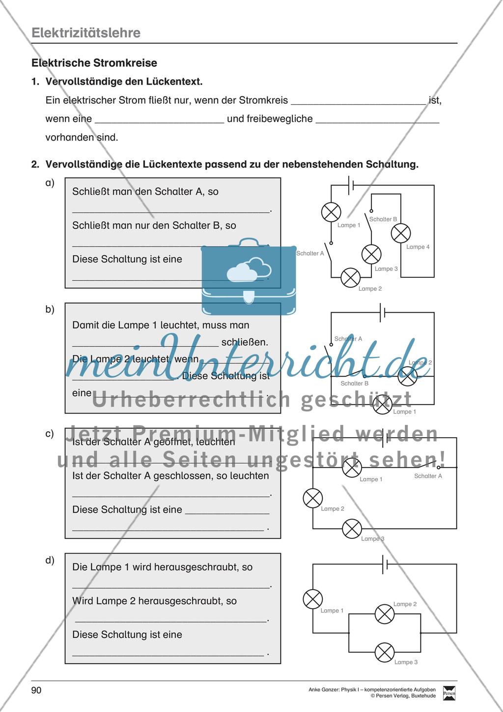Elektrische Stromkreise Preview 1