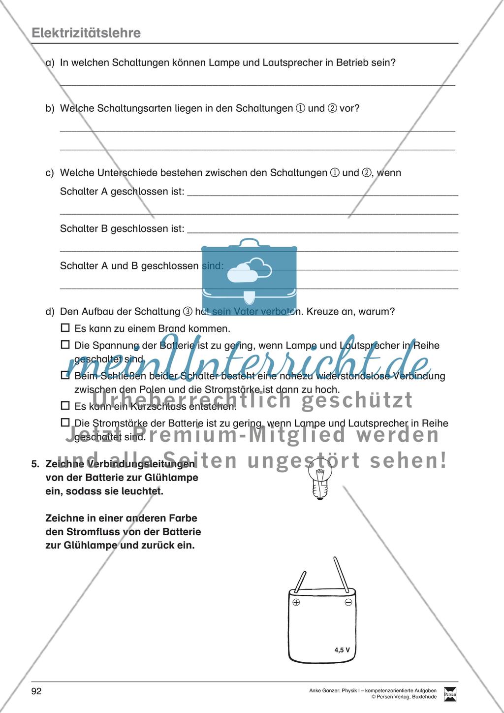 Elektrische Stromkreise Preview 3