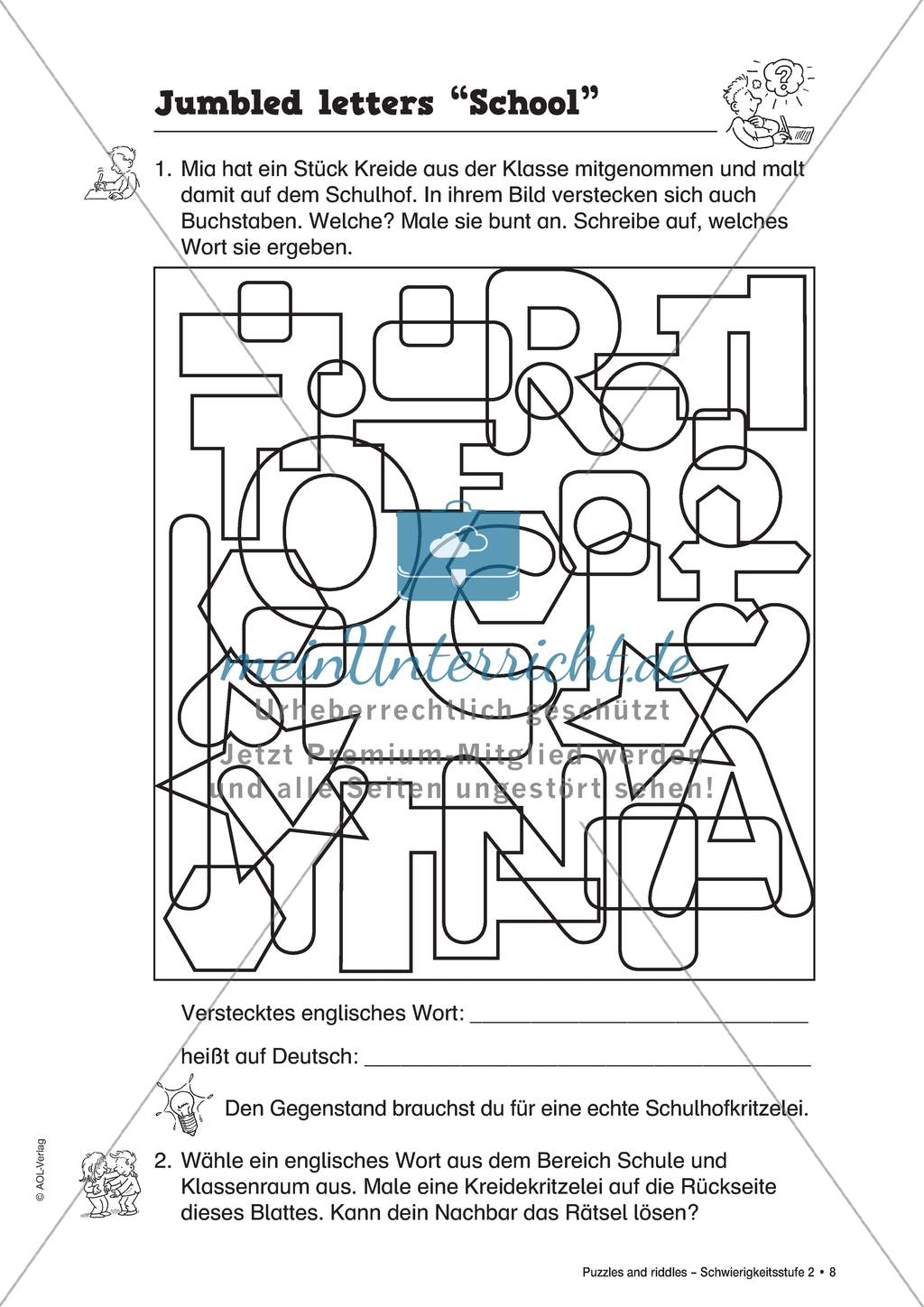 Jumbled letters