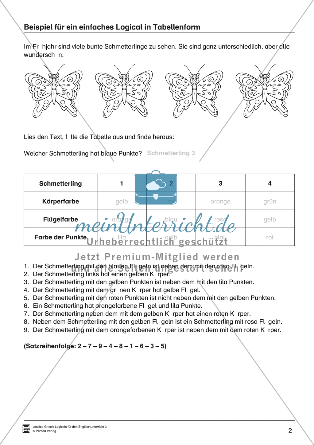 Einfaches Logical: Beispiel für Lehrkräfte Preview 1