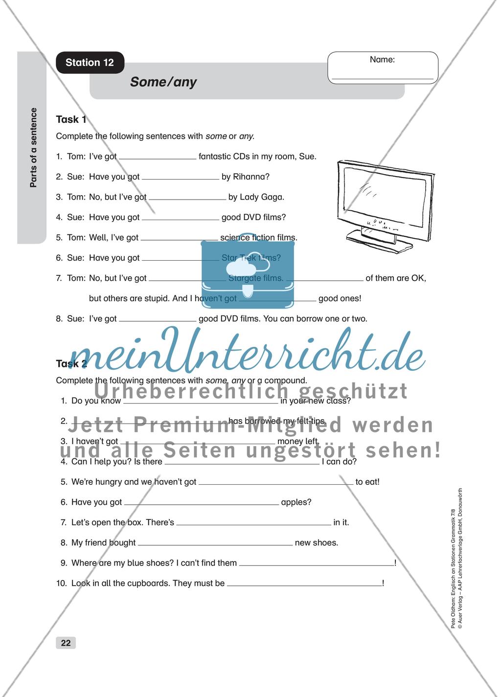 Parts of a sentence Preview 14