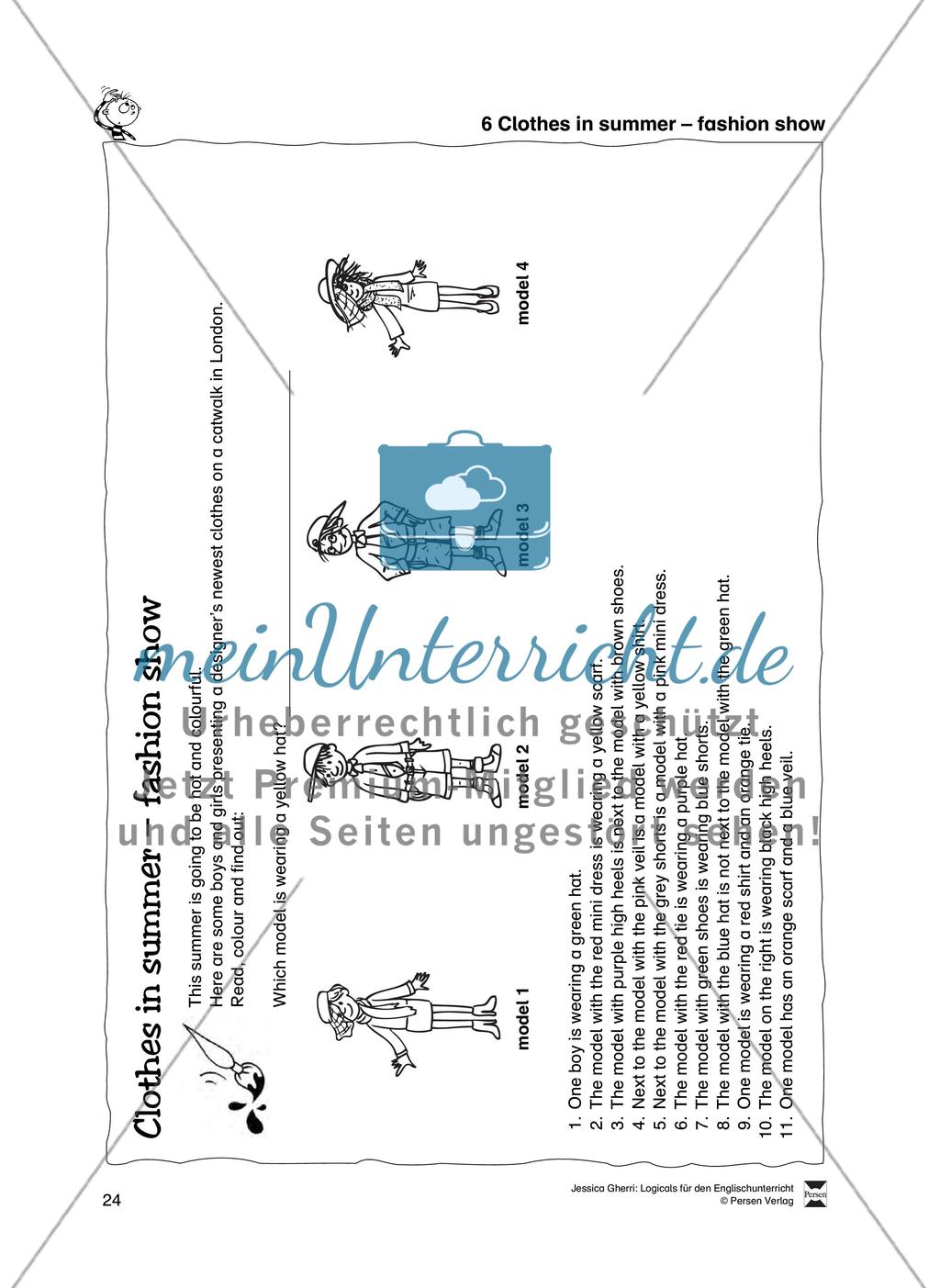 Clothes in summer – fashion show Preview 2