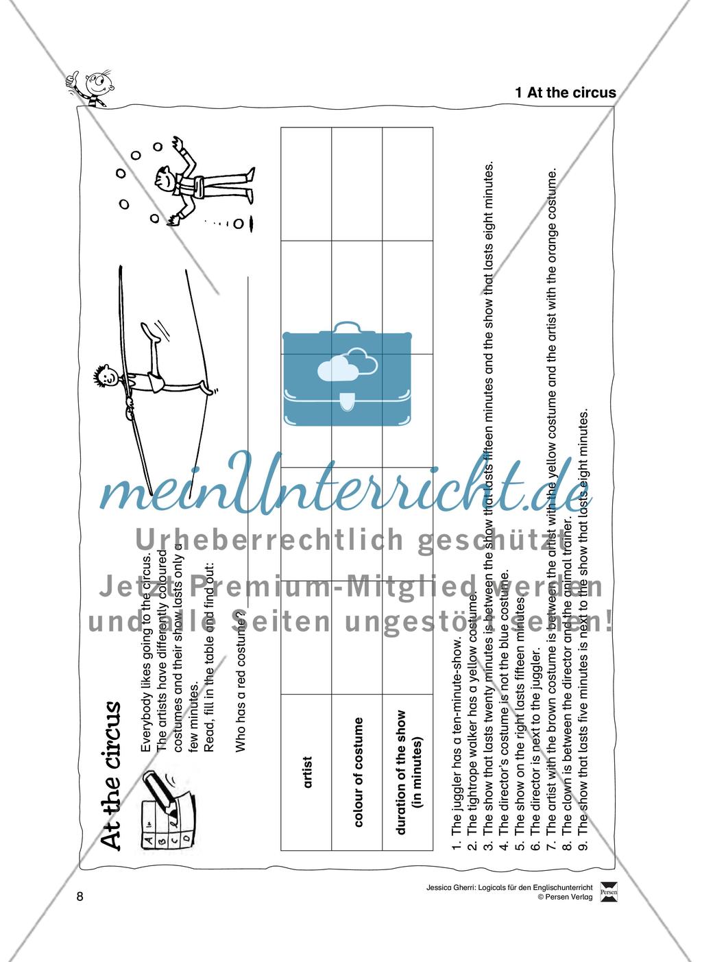 Logicals für den Englischunterricht - Teil1 Preview 1