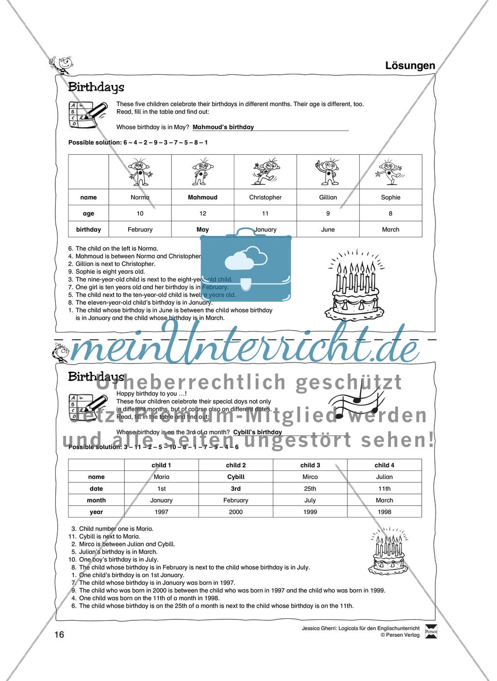 Logicals für den Englischunterricht - Teil1 Preview 9